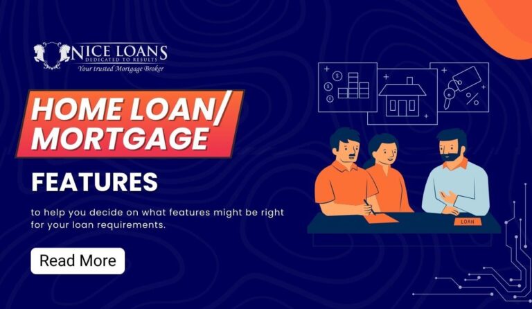 Home Loan / Mortgage Features