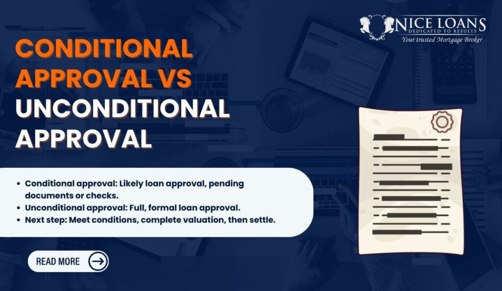 conditional approval vs unconditional approval