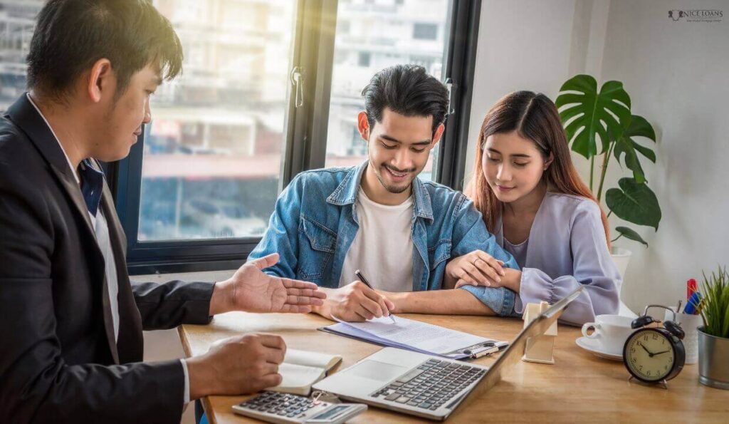 a couple at a consultation