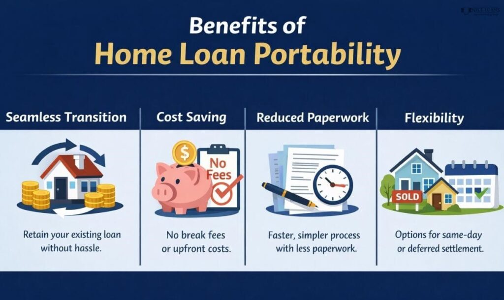 Benefits of home loan portability.
