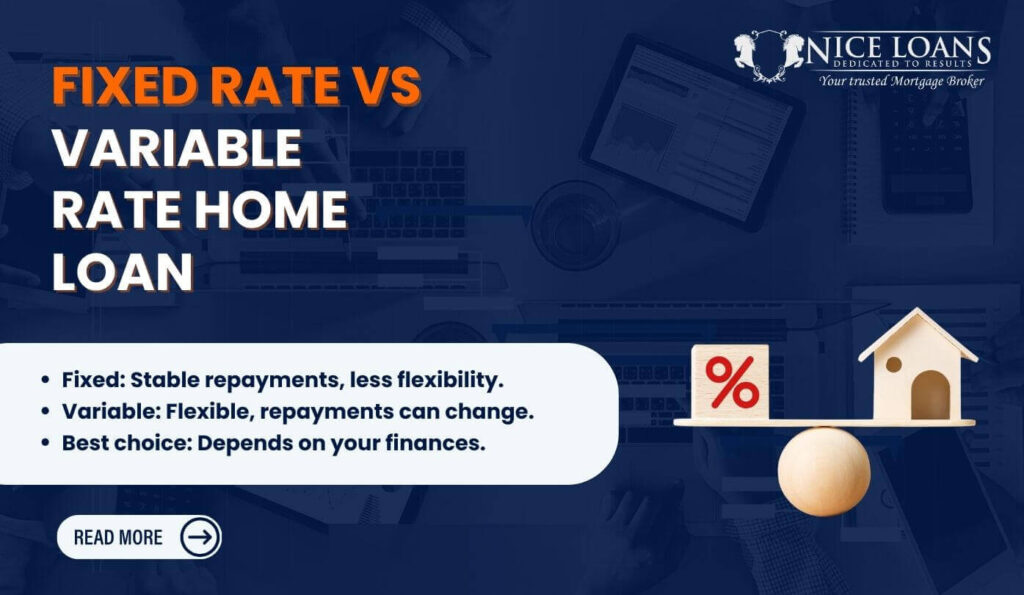 fixed rate vs variable rate home loan