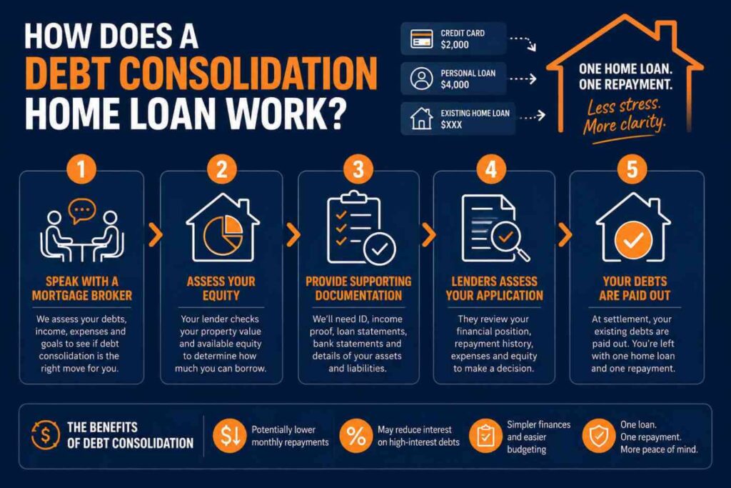 how does a debt consolidation home loan work 